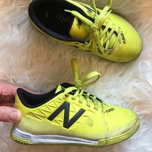 ❌DONATED ❌ New Balance boys neon soccer shoes